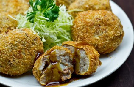 Thịt bò khoai tây viên chiên vàng - 12