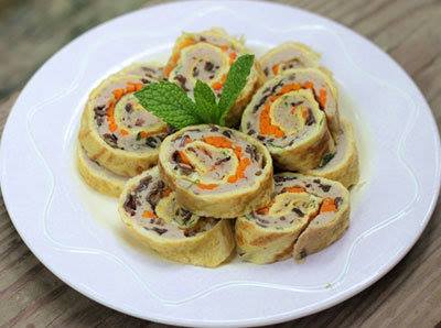 995830 214733355340735 1468280973 n Trứng hấp cuộn vân mây kiểu Hàn Quốc