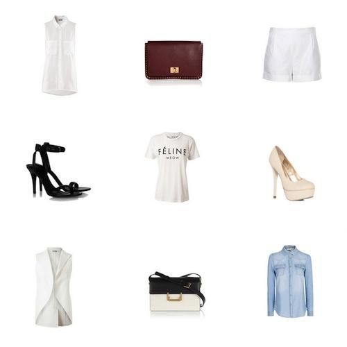 9 món đồ, 5 kiểu phối thời thượng với shorts vải trắng