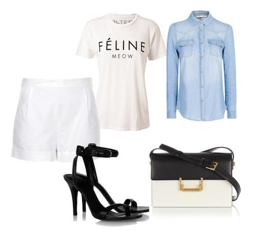 9 món đồ, 5 kiểu phối thời thượng với shorts vải trắng