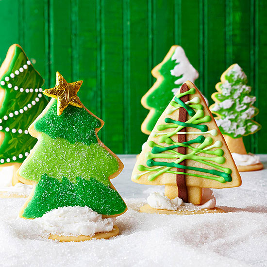 3-D Sugar Cookie Trees