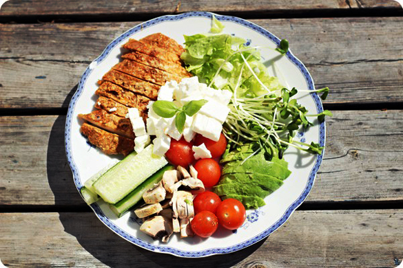 Remember that protein is supposed to take only &frac14; of your plate&rsquo;s space during a meal