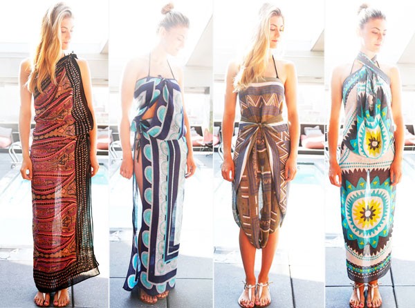 Dạo biển th&ecirc;m cuốn h&uacute;t với 4 kiểu thắt sarong cơ bản 1