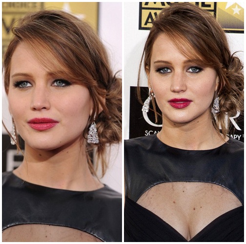 Học Jennifer Lawrence chọn tóc cho mặt tròn - 14
