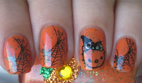 Vẽ nail phong cách Halloween cực chất - 4