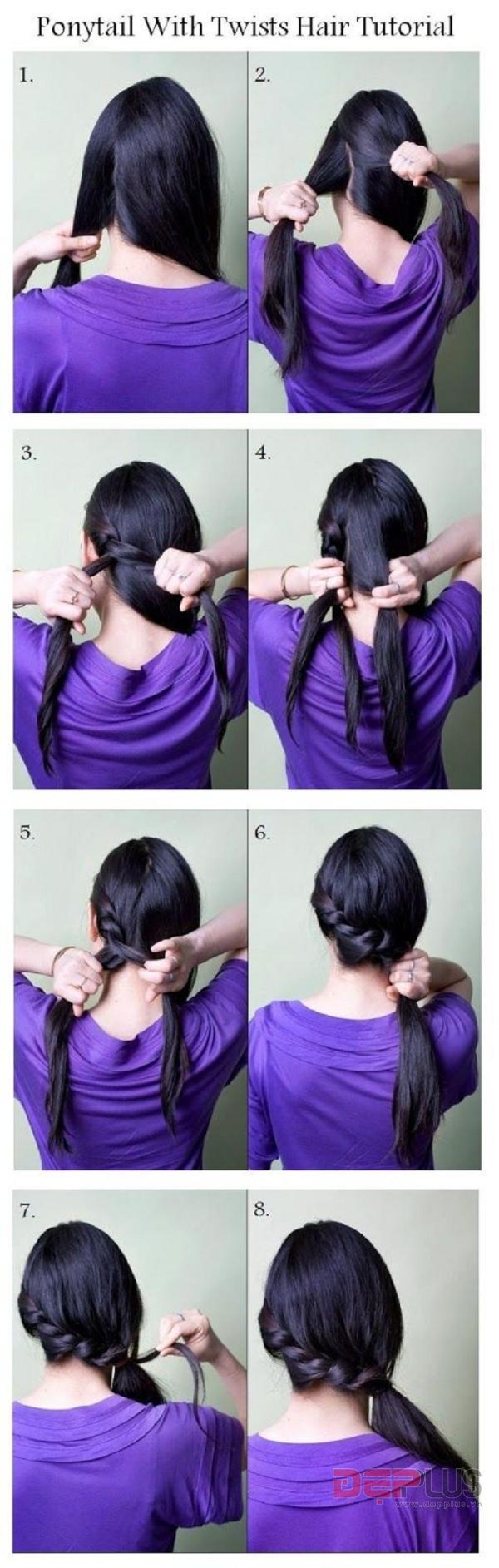 kiểu tóc đuôi ngựa đẹp - hình minh họa 8