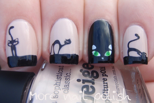 Vẽ nail phong cách Halloween cực chất - 9