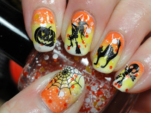 Vẽ nail phong cách Halloween cực chất - 2
