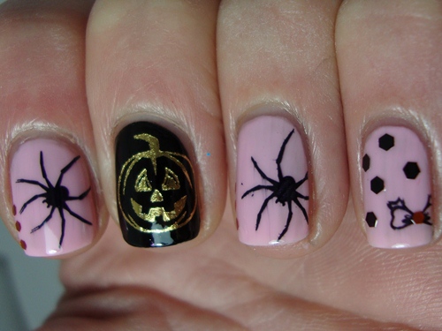 Vẽ nail phong cách Halloween cực chất - 11