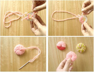 làm thiệp handmade bằng len - hình minh họa 2