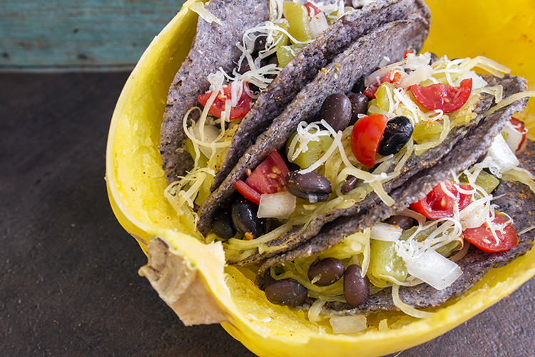 spaghetti squash tacos recipe