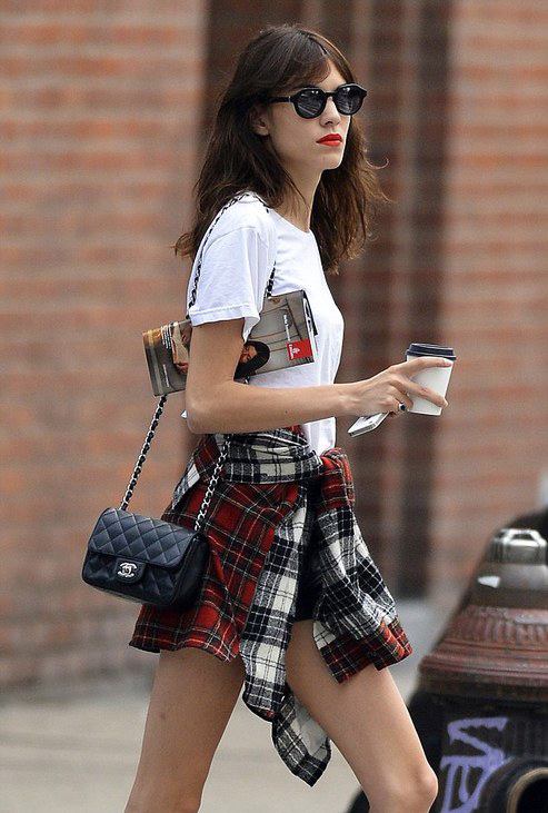 9 cách mặc kẻ caro "chuẩn" như fashionista 4 9 cách mặc kẻ caro "chuẩn" như fashionista 4