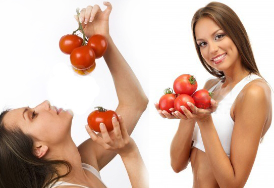 làm đẹp với cà chua